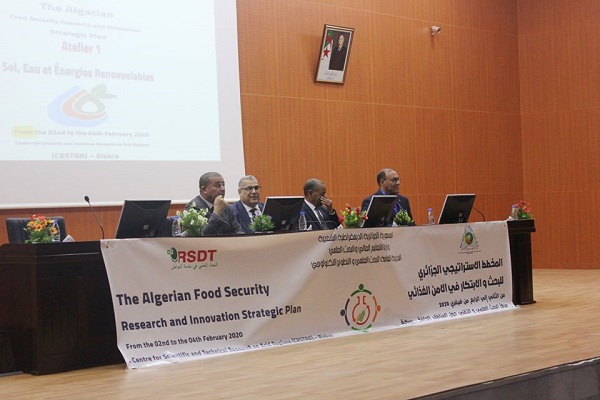 The official opening of the Preparation Workshop of the Algerian Food Security Research and Innovation Strategic Plan 2020-2030