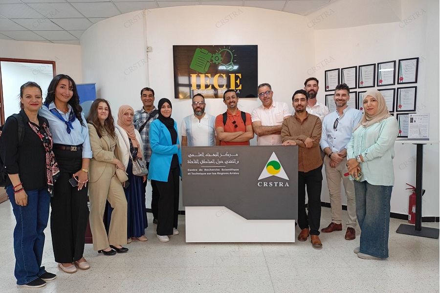 استقبال وفد برنامج الوكالة الألمانية للتعاون الدولي GIZ بمركز CRSTRA بسكرة