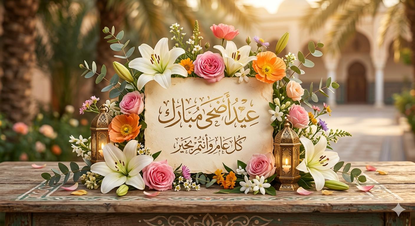 تهنئة بمناسبة عيد الأضحى المبارك